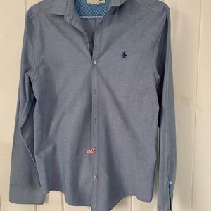 Penguin dress shirt blue medium